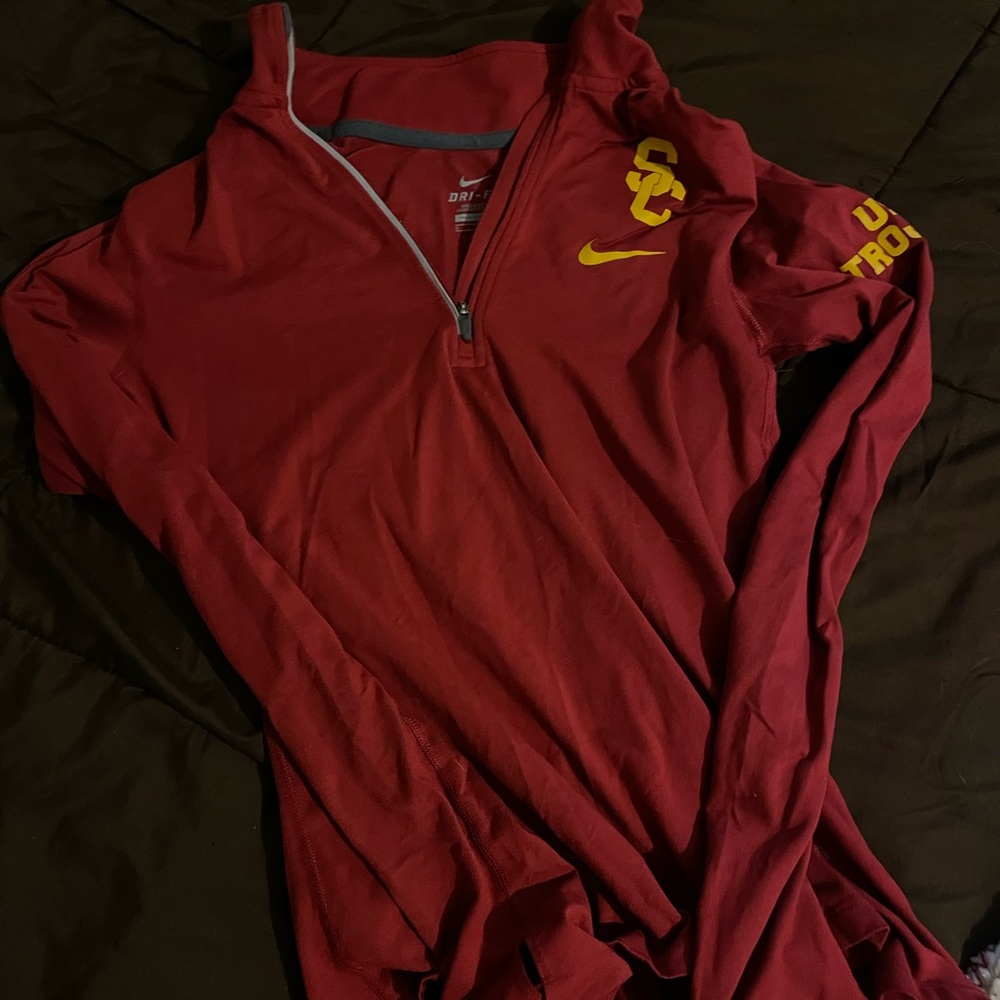 Nike x usc half zip